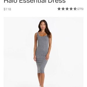 Vuori Halo dress size S Heather Grey